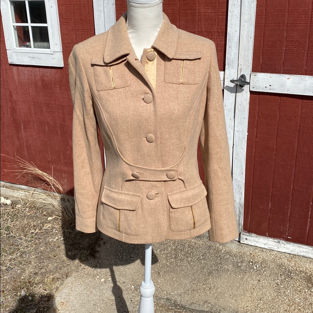button up wool jacket - Picture 2 of 9